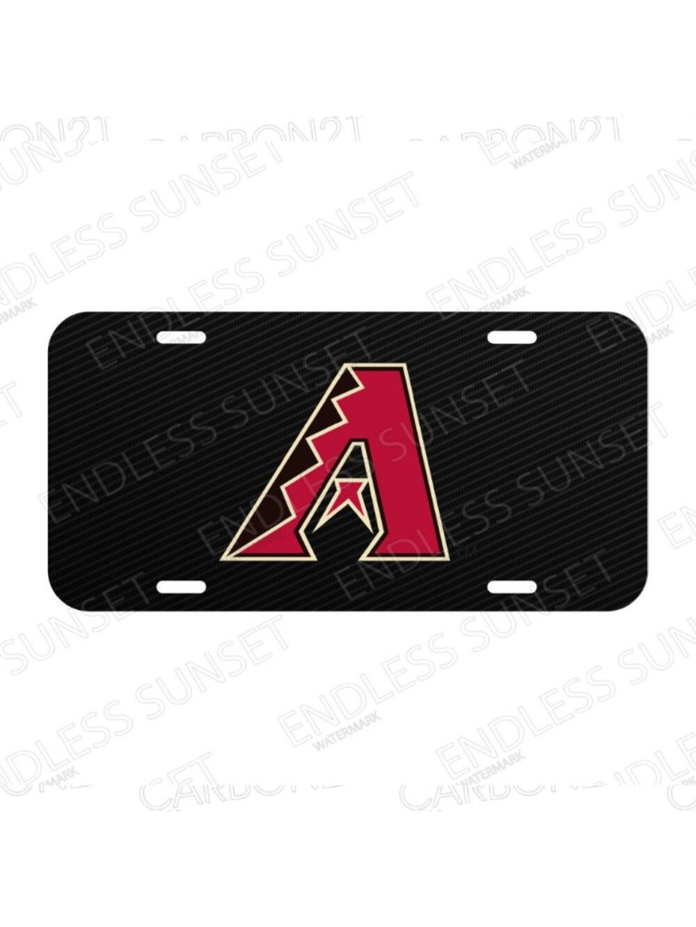 NEW Arizona Diamondback Baseball Aluminum License Plate CAR SUV Truck